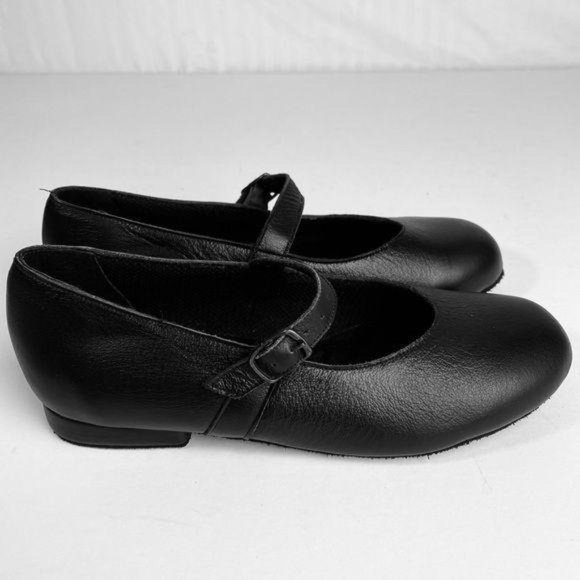 Elegance Co. Low Heel Mary Jane Black Character Dance Shoe Women's 6 - Picture 2 of 7